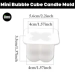 Mini Bubble Candle Mold