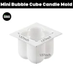 Mini Bubble Cube Candle Mold