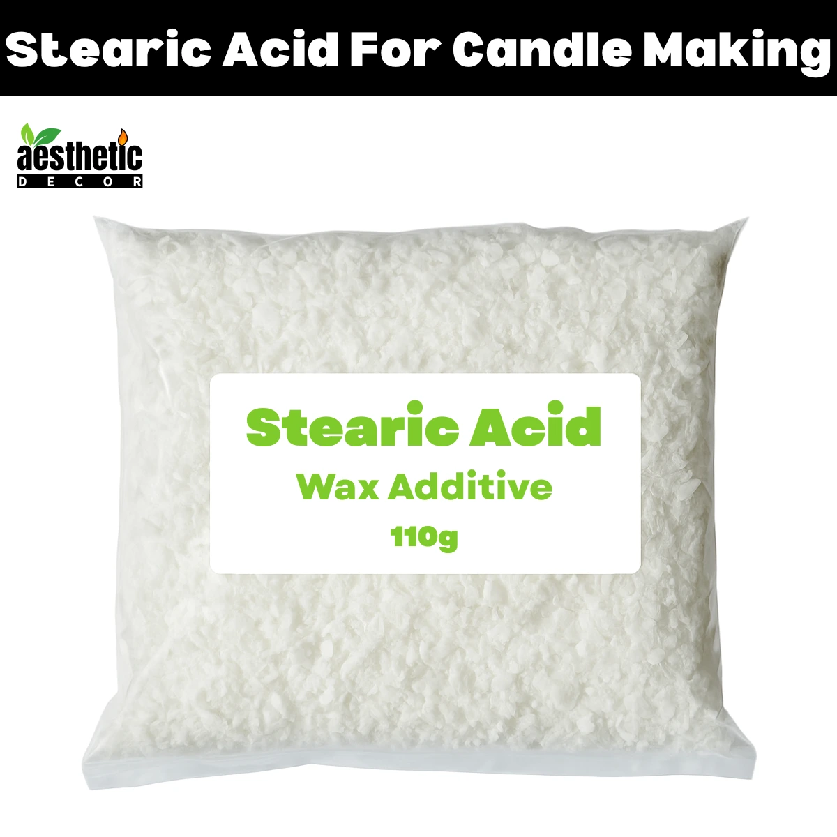Stearic Acid For Candle Making – 110g Stearic Acid For Candle Making – 110g