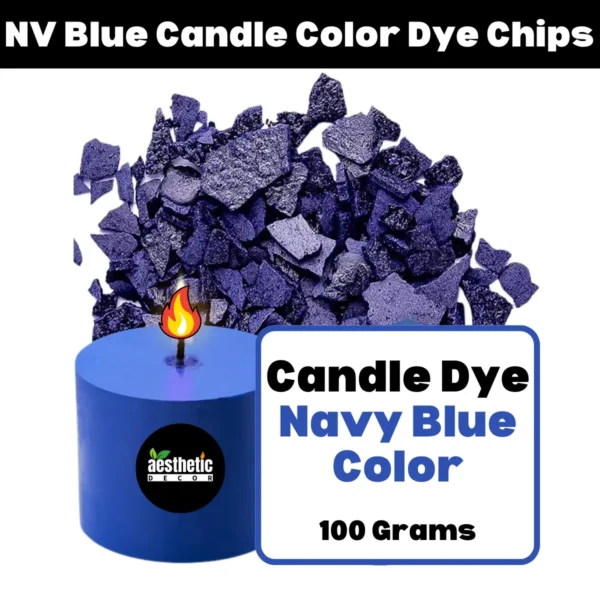 Navy Blue Candle Color Dye Chips -100g