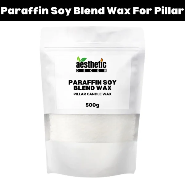 Paraffin Soy Blend Wax For Pillar - 500g