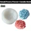 Small Peony Flower Candle Mold