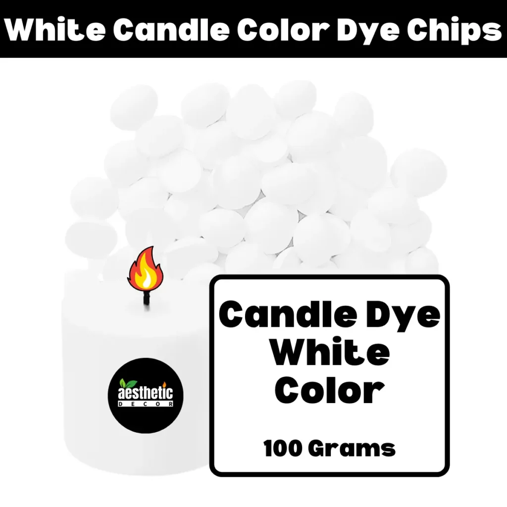 White Candle Color Dye Chips -100g