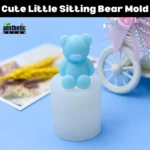 Cute Little Sitting Bear Mold