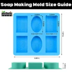 High Quality Silicone Soap Mold For Soap Making Size Guide