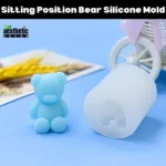 Sitting Position Bear Silicone Mold