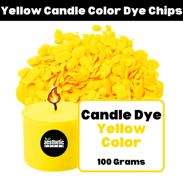 Yellow Candle Color Dye Chips