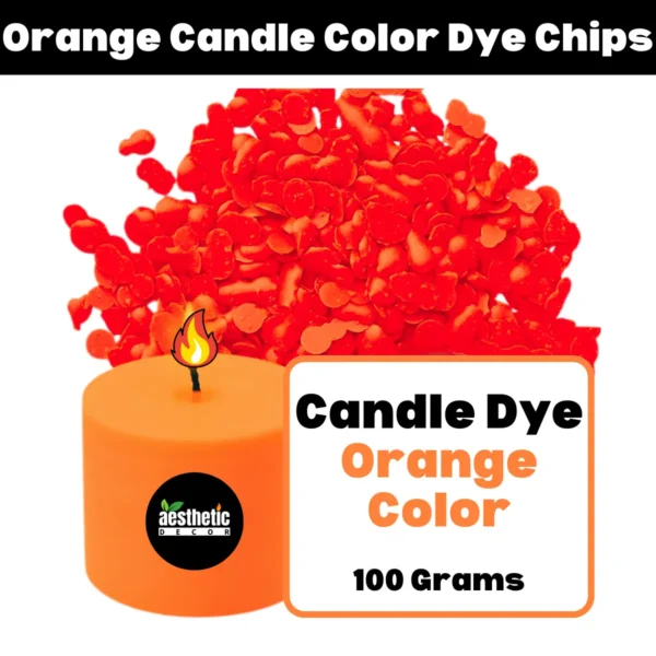 Orange Candle Color Dye Chips