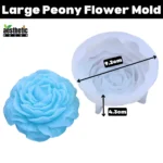 Large Peony Flower Silicone Candle Mold