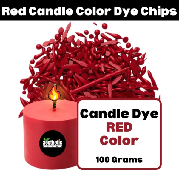 Red Candle Color Dye Chips