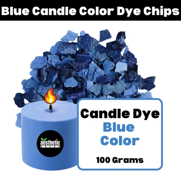 Blue Candle Color Dye Chips - 100g
