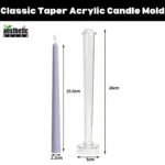 Classic Taper Acrylic Candle Mold