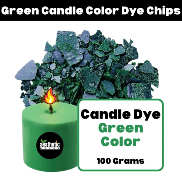 Green Candle Color Dye Chips