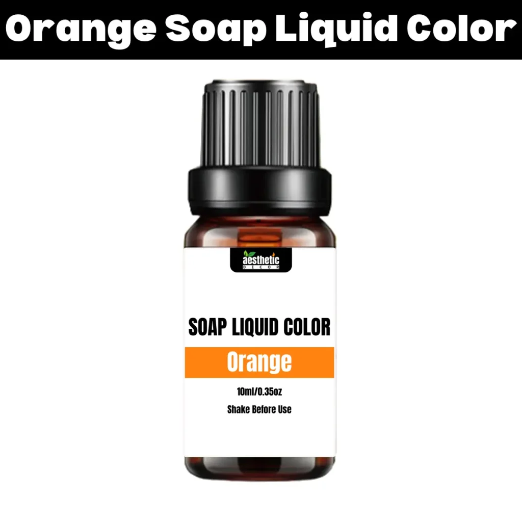 Orange Liquid Soap Color