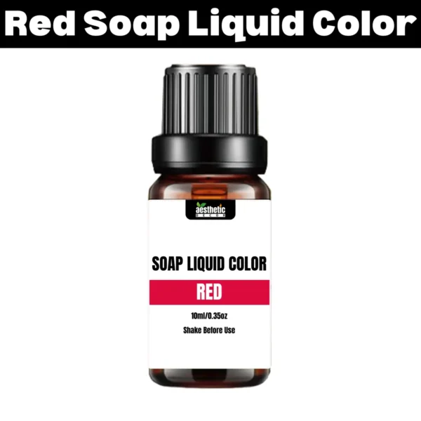 Red Soap Liquid Color