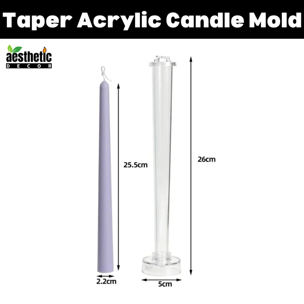 Taper Acrylic Candle Mold
