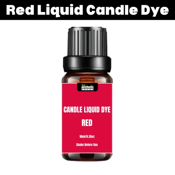 Red liquid candle dye