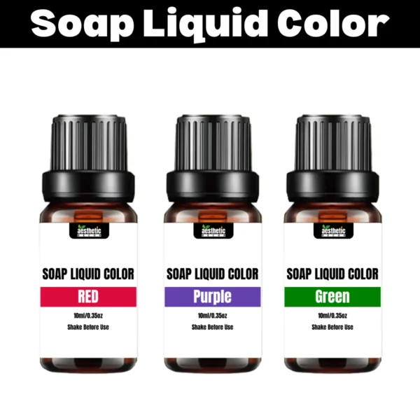Pack of 3 Soap Liquid Color