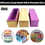 1200ml Silicone Soap Mold With Wooden Box