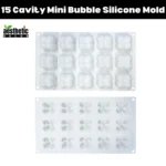 15 Cavity Mini Bubble Silicone Candle Mold