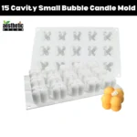 15 Cavity Small Bubble Candle Mold