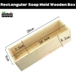 Rectangular Soap Mold Wooden Box