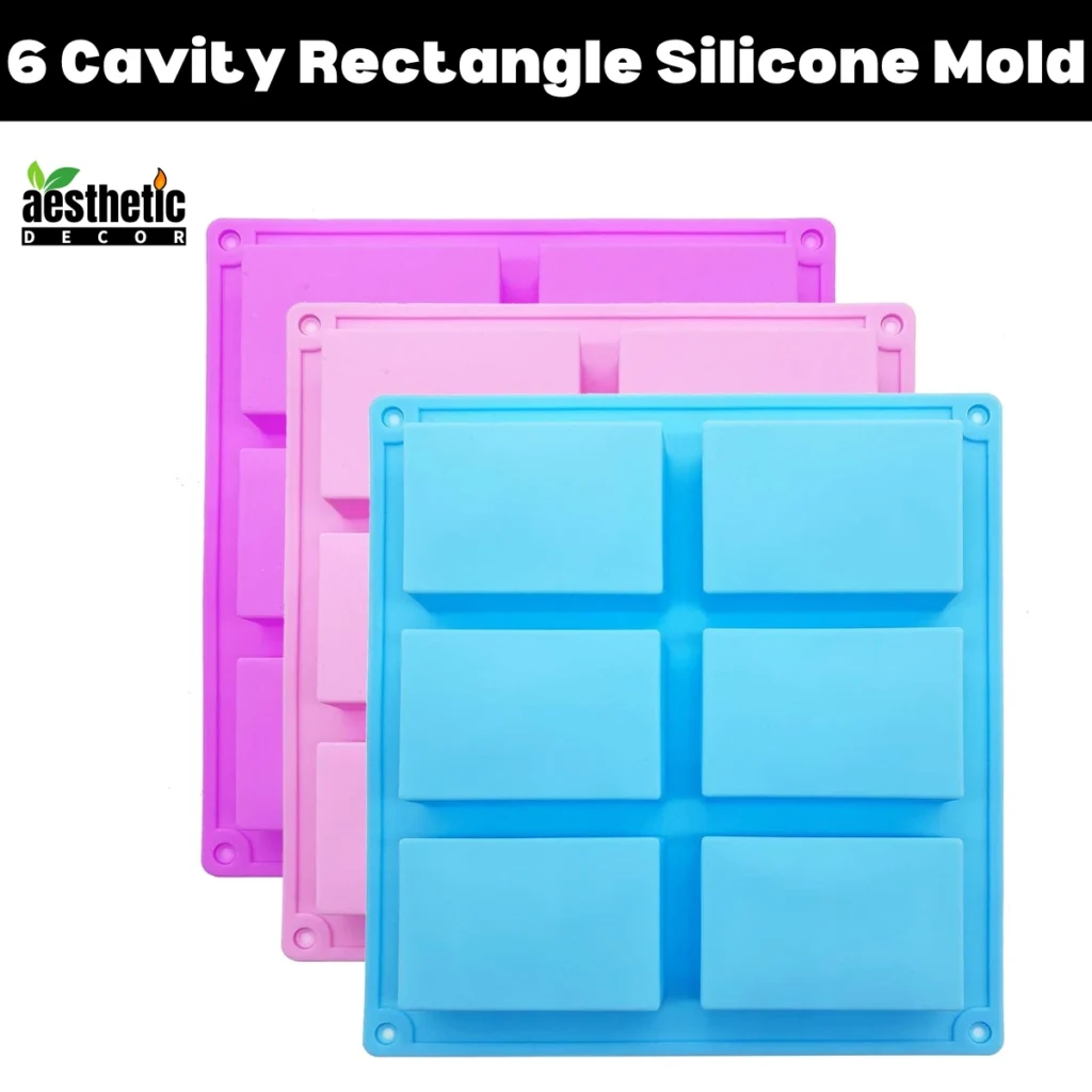 6 Cavity Rectangle Silicone Mold