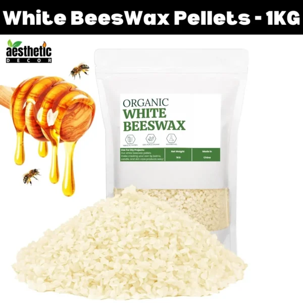 White Beeswax Pellets - 1Kg
