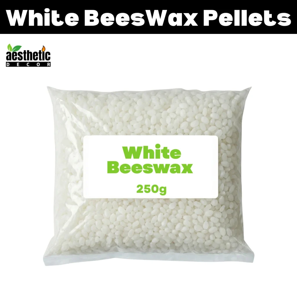 White Beeswax Pellets For Candle Making - 250g