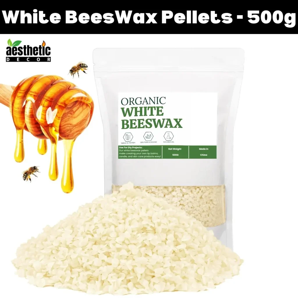 White Beeswax Pellets – 500g