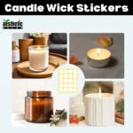 Candle Wick Stickers For Container Candles