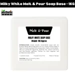 Milky White Melt & Pour Soap Base - 1KG