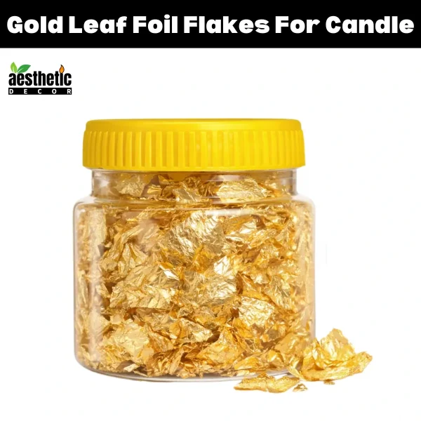 Gold Leaf Foil Flakes For Candle