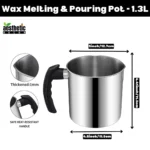 Wax Melting & Pouring Pot - 1.3L