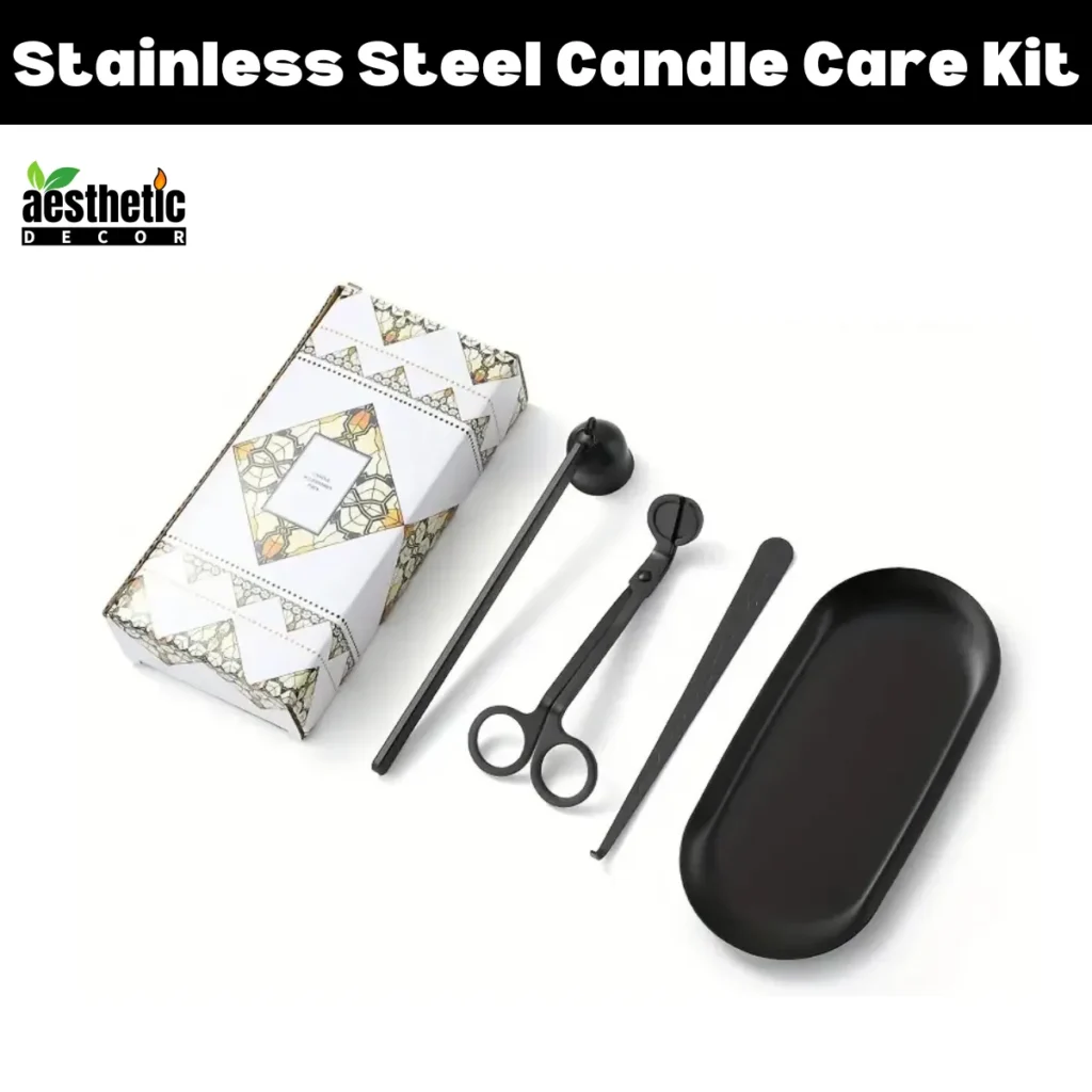 Stainless Steel Candle Care Kit - 4pcs