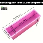 Rectangular Toast Loaf Silicone Soap Mold - 1200g