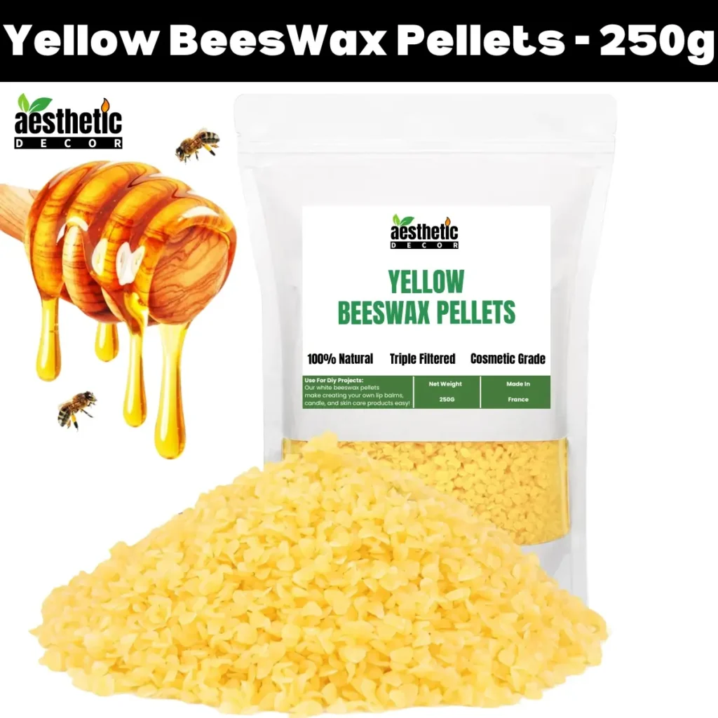 Yellow Beeswax Pellets - 250g