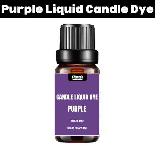Purple Liquid Candle Dye - 10ml