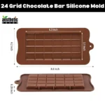 24 Grid Chocolate Bar Silicone Mold