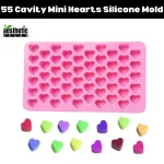 55 Cavity Mini Hearts Silicone Mold
