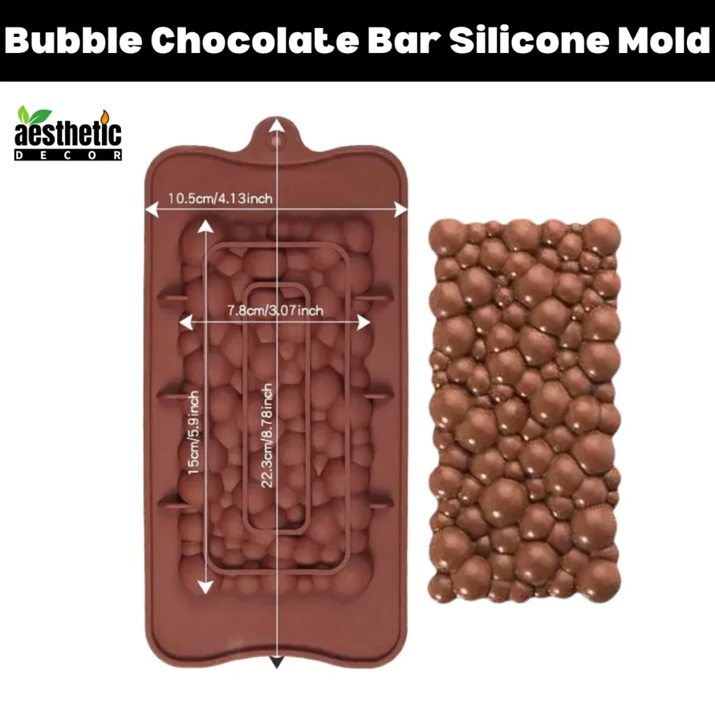 Bubble Chocolate Bar Silicone Mold