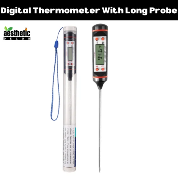 Digital Thermometer With Long Probe