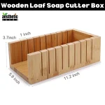 Wooden Loaf Soap Cutter Box