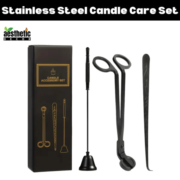 Stainless Steel Candle Care Set