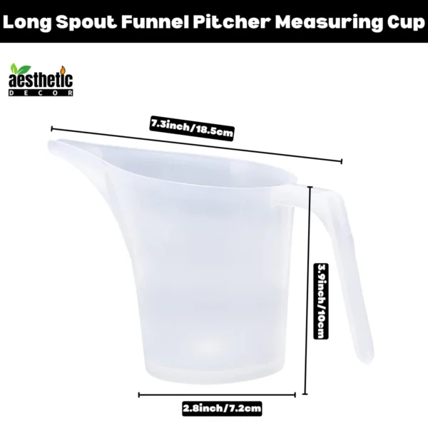 Long Spout Funnel Pitcher Measuring Cup – 500ml