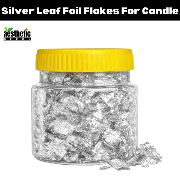 Silver Leaf Foil Flakes For Candle