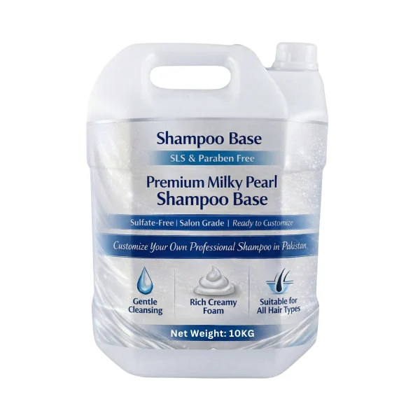 Milky Pearl Shampoo Base - 10KG - Sulfate & Paraben Free