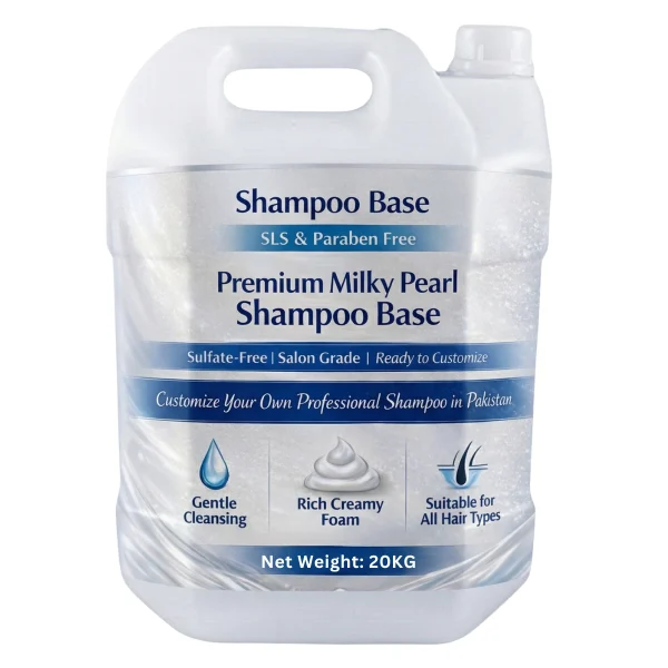 Milky Pearl Shampoo Base - 20KG - Sulfate & Paraben Free