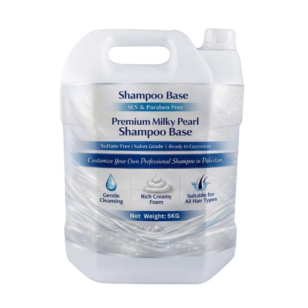 Milky Pearl Shampoo Base - 5KG - Sulfate & Paraben Free