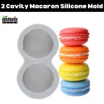 2 Cavity Macaron Silicone Mold